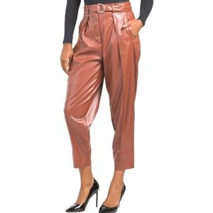 Shinestar Vegan Leather Pants